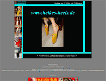 Tablet Screenshot of heikesheels.de